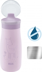 Borraccia per bambini NUK Mini-Me Sip in acciaio inox 300 ml (9+ mesi) viola