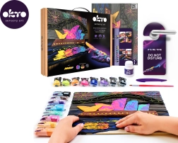 Okto pittura con pasta modellabile – Opera House Sydney 30 × 40 cm