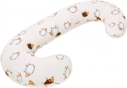 Cuscino da allattamento universale a forma di C New Baby Pecore, beige