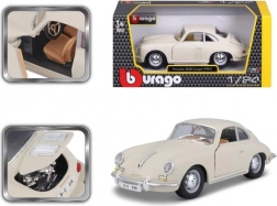 Bburago 1:24 Porsche 356B Coupé (1961) Avorio