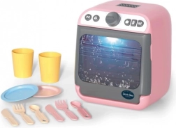 Lavastoviglie per bambini bianco-rosa