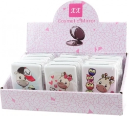 Specchietto tascabile con motivo giraffa, 6 varianti