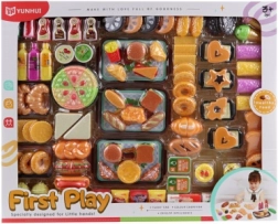 Grande Set di Cibo di Plastica per Bambini