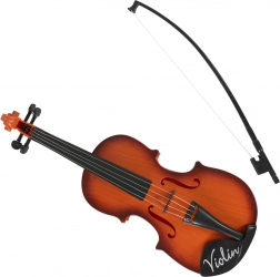 Violino giocattolo di plastica per bambini con archetto