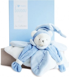 Set regalo Doudou – doudou di peluche orsetto blu 24 cm
