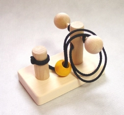 Rompicapo Pallina Nascosta – rebus logico in legno