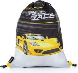 Sacca per la ginnastica con motivo auto