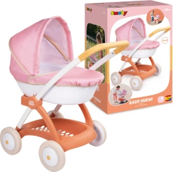 Smoby Baby Nurse passeggino per bambole con telaio in metallo