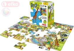 EFKO Baby Puzzle BIG allo zoo – pezzi grandi 24 pezzi - 1 pezzo