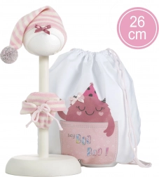 Abbigliamento per bambola neonato New Born 26 cm con accessori