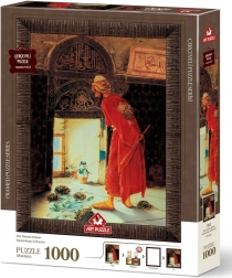 Puzzle con cornice e colla Allenatore di tartarughe 1000 pezzi