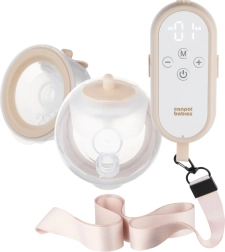 Canpol babies doppio tiralatte wireless da allattamento da indossare nel reggiseno MilkShell