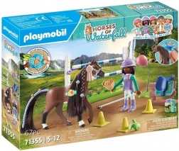 Playmobil Horses Waterfall: Zoe e Blaze con ostacoli 71355