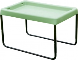 masterkidz tavolo rettangolare per giocare con sabbia e acqua con altezza regolabile