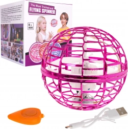 Sfera volante con controllo gestuale e luci LED – Rosa