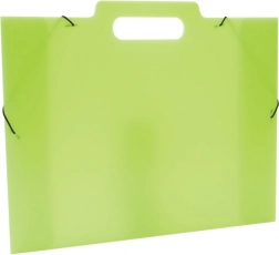 Cartella a tre lembi per disegni A3 Opaline Frosty verde