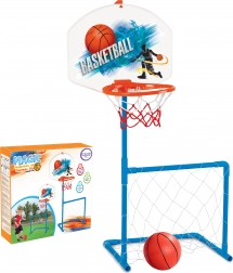 Woopie set sportivo per bambini 2 in 1 – canestro e porta da calcio con pallone