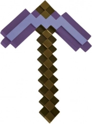 piccone minecraft incantato in plastica 42 cm su blister