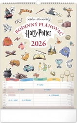 Calendario da parete familiare pianificatore Harry Potter 2026