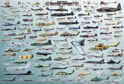 EUROGRAPHICS puzzle aerei militari 2000 pezzi