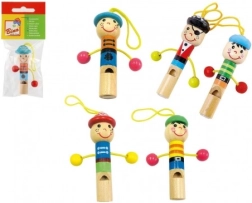 Fischietto di Legno a Forma di Omino