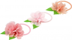 Elastici per capelli con fiore Chayenne 3 pz