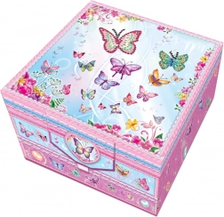 set di cancelleria segreto a due piani con penna decorativa