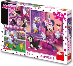 Puzzle Dino Disney Minnie 3×55 pezzi