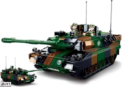 Sluban Model Bricks carro armato da battaglia tedesco Leopard 2A5 set di costruzione
