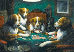 Puzzle cani che giocano a poker 1000 pezzi