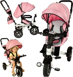Triciclo per bambini Trike Fix V3 con sedile girevole e tettoia