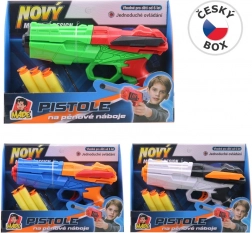 Pistola con proiettili morbidi per bambini, 20 cm