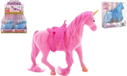 Unicorno cavallo di peluche con sella 21 cm – 3 colori