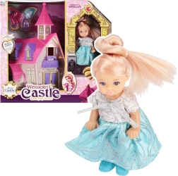 Castello con bambola e accessori per bambini