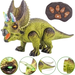Dinosauro robotico Triceratopo Woopie radiocomandato