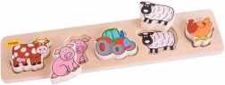 Bigjigs Baby puzzle in legno della fattoria
