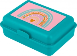 Scatola per merenda Arcobaleno Turchese