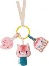 Lilliputiens - Anello safari con attività e specchio Gattina Jeanne