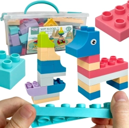 Woopie Morbidi blocchi da costruzione in contenitore, 99 pezzi