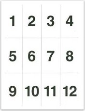 Oxybag set di numeri e simboli ritagliabili