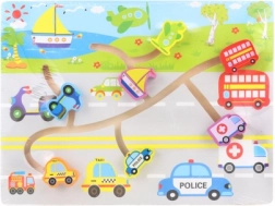 Labirinto in legno – mezzi di trasporto