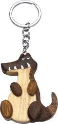 Portachiavi di legno Coccodrillo