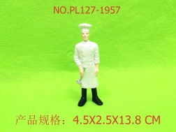 Statuetta cuoco 13,8 cm