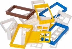 Set Creativo di Finestre e Porte Colorate L-W Toys