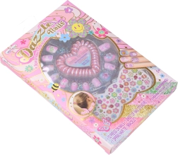 Unghie adesive con adesivi - fiorellini