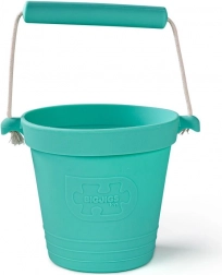 Secchiello da spiaggia in silicone BIGJIGS TOYS – turchese