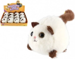 Giocattolo di peluche gatto con molla 10 cm