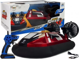 Hovercraft radiocomandato 2.4G 20 km/h rosso