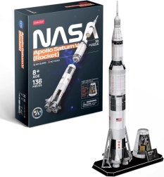 Puzzle 3D Saturn V Rocket – 136 pezzi