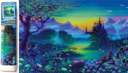 Norimpex pittura con diamanti Castello misterioso 30x40 cm